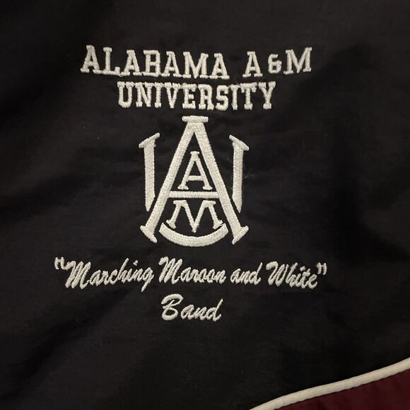 Boathouse Alabama A&M University Marching Maroon & White Band Jacket Mens Large - Picture 6 of 12